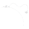 Idyllia Lilia necklace, Butterfly, White, Rhodium plated - Swarovski, 5636421