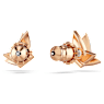 Idyllia Lilia stud earrings, Butterfly, White, Rose gold-tone plated - Swarovski, 5636427
