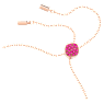 Idyllia Lilia bracelet, Butterfly, Pink, Rose gold-tone plated - Swarovski, 5636431