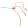 Lovely bracelet, Heart, White, Rose gold-tone plated - Swarovski, 5636443