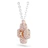 Latisha pendant, Flower, Pink, Mixed metal finish - Swarovski, 5636488