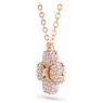 Latisha Anhänger, Blume, Rosa, Roségold-Legierungsschicht - Swarovski, 5636489