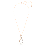 Pendente Exist, Infinito, Bianco, Placcato color oro rosa - Swarovski, 5636494