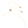 Pendente Hollow, Bianco, Placcato color oro rosa - Swarovski, 5636500