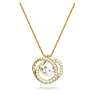 Generation pendant, White, Gold-tone plated - Swarovski, 5636511