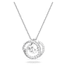 Generation pendant, White, Rhodium plated - Swarovski, 5636512