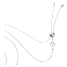 Generation pendant, White, Rhodium plated - Swarovski, 5636512