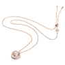 Generation pendant, White, Rose gold-tone plated - Swarovski, 5636513