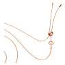Generation pendant, White, Rose gold-tone plated - Swarovski, 5636513