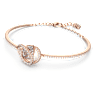 Generation bangle, White, Rose gold-tone plated - Swarovski, 5636588