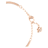 Generation Armreif, Weiß, Roségold-Legierungsschicht - Swarovski, 5636588