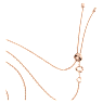 Naszyjnik Generation, Biały, Powłoka w odcieniu różowego złota - Swarovski, 5636589