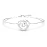 Generation bangle, White, Rhodium plated - Swarovski, 5636592