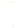 Constella pendant, Round cut, White, Gold-tone plated - Swarovski, 5636703