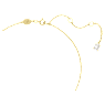 Constella pendant, Round cut, White, Gold-tone plated - Swarovski, 5636703