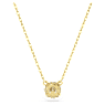 Constella pendant, Round cut, White, Gold-tone plated - Swarovski, 5636703
