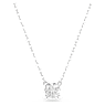 Constella pendant, Round cut, White, Rhodium plated - Swarovski, 5636706