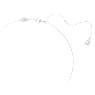 Constella pendant, Round cut, White, Rhodium plated - Swarovski, 5636706