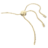 Lovely bracelet, Heart, White, Gold-tone plated - Swarovski, 5636964