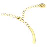 Una bangle, Octagon cut, Pavé, Yellow, Gold-tone plated - Swarovski, 5638488