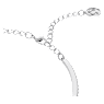 Millenia bangle, Octagon cut, Pavé, White, Rhodium plated - Swarovski, 5638494
