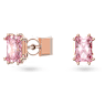 Chroma Ohrstecker, Kissenschliff, Rosa, Roségold-Legierungsschicht - Swarovski, 5639136