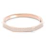 Dextera 뱅글, 옥타곤 쉐입, 화이트, 로즈골드 톤 플래팅 - Swarovski, 5639204