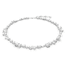 Gema 項鏈, 混合式切割, 白色, 鍍白金色 - Swarovski, 5639327