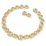 Harmonia 頸鍊, 枕形切割, 金色, 鍍金色色調 - Swarovski, 5640041