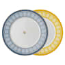 Signum plate set, Porcelain, Medium, Multicolored - Swarovski, 5640050