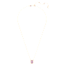 Collar Una, Talla octogonal, Morado, Baño tono oro rosa - Swarovski, 5640291