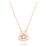 Millenia ネックレス, トリリアントカット, ホワイト, ローズゴールドトーン・プレーティング - Swarovski, 5640292