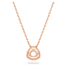 Millenia ネックレス, トリリアントカット, ホワイト, ローズゴールドトーン・プレーティング - Swarovski, 5640292