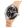 Orologio, 37 mm, Fabbricato in Svizzera, Bracciale di metallo, Nero, Finitura in tono oro rosa - Swarovski, 5641294