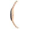 Dextera 3-hand watch, 37mm, Swiss Made, Metal bracelet, Black, Rose gold-tone finish - Swarovski, 5641294