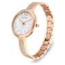 Crystalline delight watch, Swiss Made, Metal bracelet, Grey, Rose gold-tone finish - Swarovski, 5642218