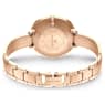 Crystalline Delight horloge, Swiss Made, Metalen armband, Grijs, Roségoudkleurige afwerking - Swarovski, 5642218