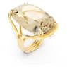 Harmonia cocktail ring, Oversized crystal, Gold tone, Gold-tone plated - Swarovski, 5642341