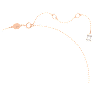 Dextera pendant, Octagon shape, White, Rose gold-tone plated - Swarovski, 5642389