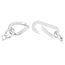 Dextera bracelet, Pavé, Mixed links, White, Rhodium plated - Swarovski, 5642597