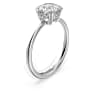 Constella cocktail ring, Round cut, White, Rhodium plated - Swarovski, 5642637