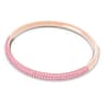 Dextera bangle, Pink, Rose gold-tone finish - Swarovski, 5642915