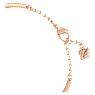 Swarovski Sparkling Dance bangle, Clover, White, Rose gold-tone plated - Swarovski, 5642925