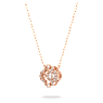 Swarovski Sparkling Dance set, Mixed cuts, Clover, White, Rose gold-tone plated - Swarovski, 5642930