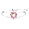 Bracelet Idyllia, Tailles variées, Soleil, Rose, Métal rhodié - Swarovski, 5642968