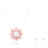 Idyllia set, Mixed cuts, Sun, Pink, Rhodium plated - Swarovski, 5642974