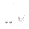 Idyllia set, Mixed cuts, Sun, Pink, Rhodium plated - Swarovski, 5642974