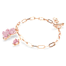 Teddy bracelet, Bear, Pink, Rose gold-tone plated - Swarovski, 5642978