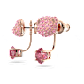 Teddy earring jackets, Bear, Pink, Rose gold-tone plated - Swarovski, 5642982