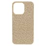 High smartphone case, iPhone® 13 Pro, Gold tone - Swarovski, 5643029